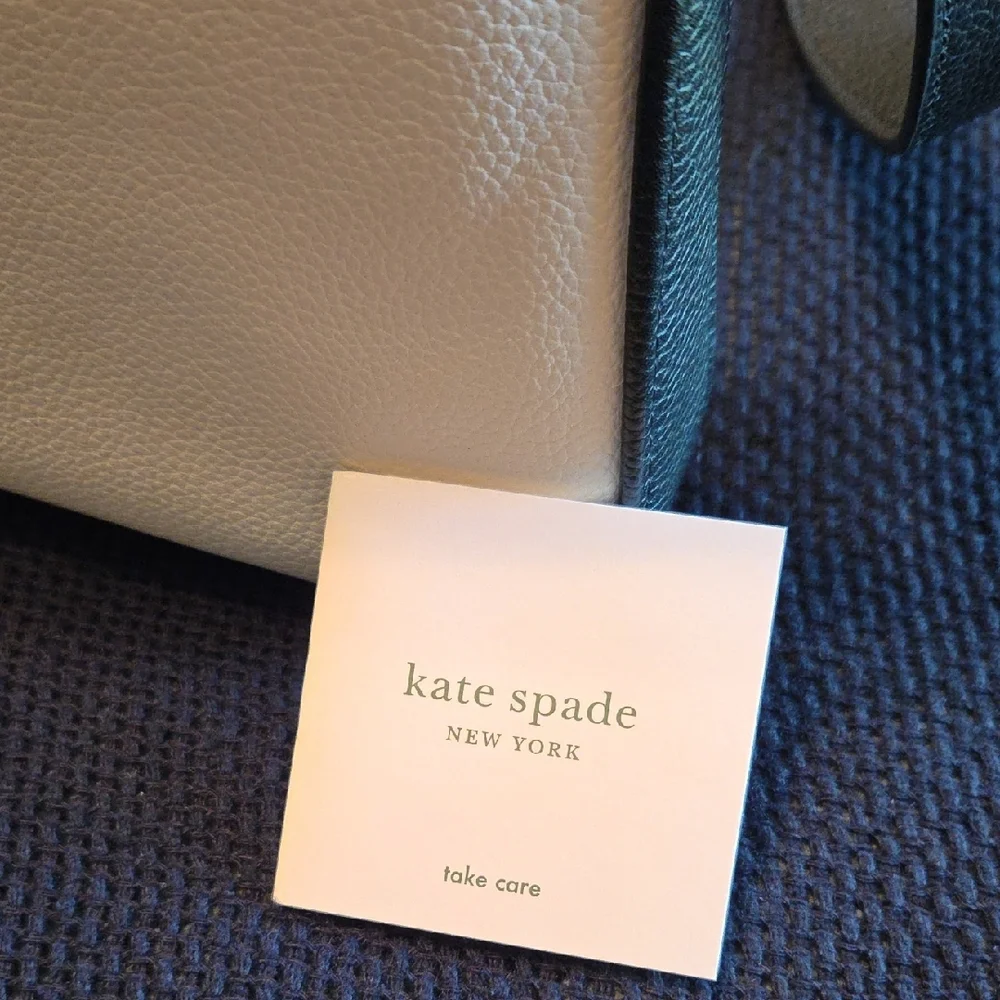 Kate Spade NWT Cream & Tan Run Around Med Crossbody Bag Elegant Design - Picture 10 of 11